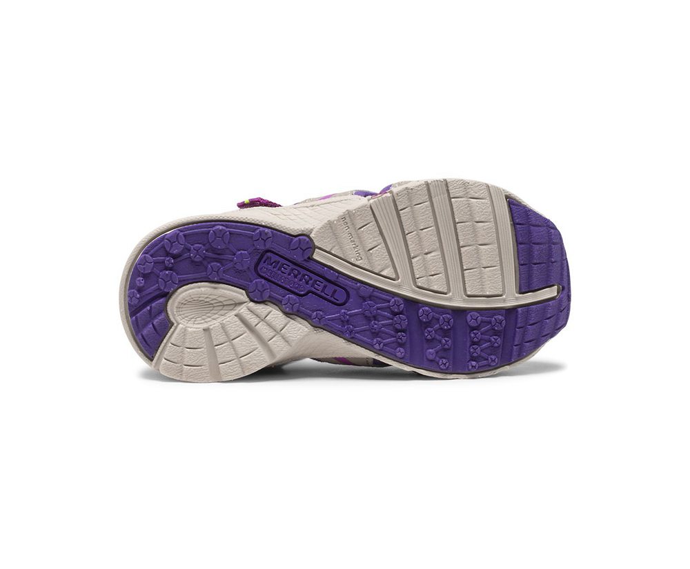 Merrell Sandals Brown/Purple - Hydro Moc Jr. - Kids 42ZYBGHOD